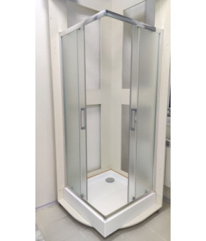 Душевая кабина Veronis 100х100х195 KNS-100 XL матове скло без піддону