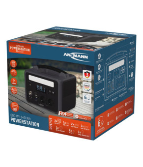 Зарядна станція Ansmann PS600AC-600W-640Wh-cb