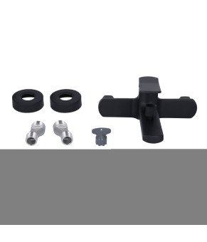 Смеситель для ванны Qtap Slavonice QTSLA259BLM45918 Black Matt (SD00052042)