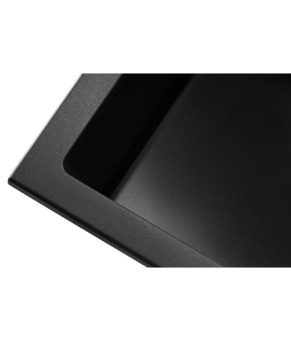 Кухонная мойка GRANADO Under top L Black shine (gr3501)