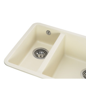 Мойка GRANADO Under top double Ivory (gr3404)