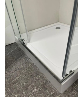 Душова кабіна Aquanil Camellia 110х80х190 см прозоре скло