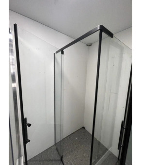 Душова кабіна Aquanil Camellia 90х90х190 см прозоре скло з чорним профілем (CAMELLIA90X90BLACK)