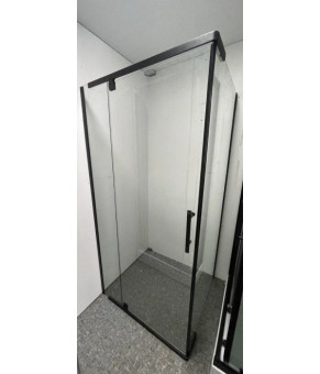 Душова кабіна Aquanil Camellia 120х90х190 см прозоре скло з чорним профілем