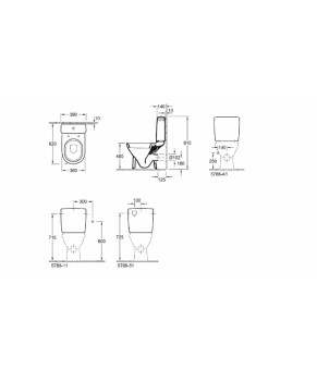 Компакт Villeroy and Boch O.Novo 56891001