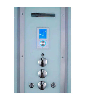Гидромассажный паровой бокс GOLSTON 1150х1150х2230 мм G-U696 Satin, 692127