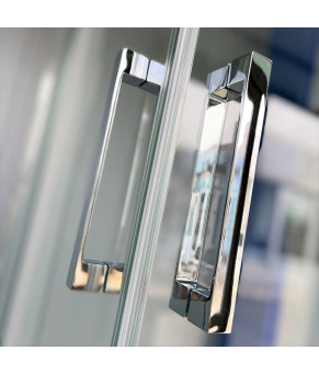 Душевая кабина Dusel A-513H, 90х90х195, двери раздвижные, стекло прозрачное, 551319