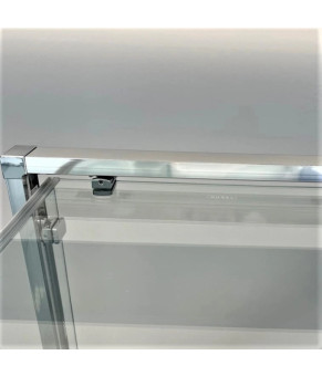 Душевая кабина Dusel A-513H, 90х90х195, двери раздвижные, стекло прозрачное, 551319