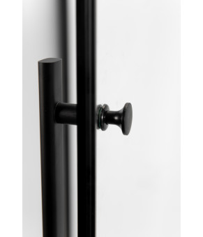 Душевая кабина AquaStream Ethos 120S Swing ALL BLACKS без піддону 18 771