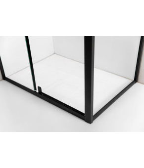 Душевая кабина AquaStream Ethos 120S Swing ALL BLACKS без піддону 18 771