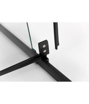 Душевая кабина AquaStream Ethos 110S Swing ALL BLACKS без піддону 18 767