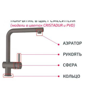 Смеситель Schock Cristadur Epos Moonstone-22 (54000022)