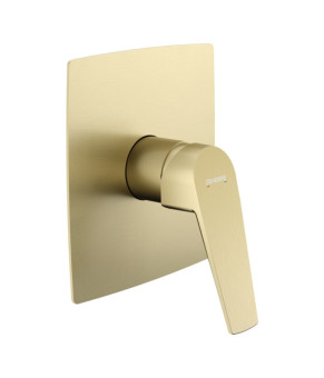 Смеситель для душа скрытого монтажа GENEBRE KLOE Brushed Gold матовое золото 69115345166