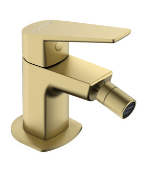 Смеситель  для биде GENEBRE KLOE Brushed Gold матовое золото 69140345166