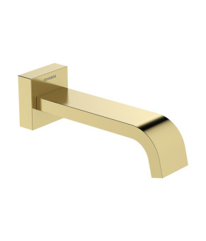 Настенный излив для ванны GENEBRE Brushed Gold матовое золото 167451
