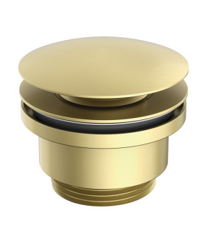 Донный клапан для раковины GENEBRE Luxe Brushed Gold матовое золото 1 ¼” 10021151