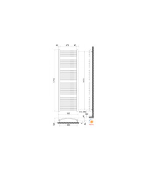 Радіатор опалення для ванної кімнати Polywarm WG30/55