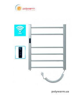 Електрична рушникосушка сухого типу Polywarm ER6/45 Sensor Wi-Fi 