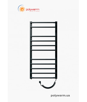 Електрична рушникосушка сухого типу Polywarm EU11/65 чорна
