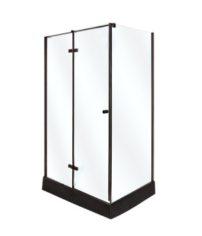 Душевая кабина INSANA Adriana Black M 100х80х210 мелкий поддон 14см ( А0051343 )