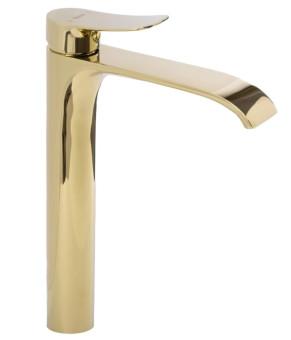 Смеситель для умывальника Rea Dart gold высокий (REA-B5651)
