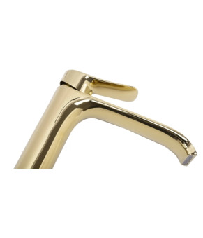 Смеситель для умывальника Rea Dart gold высокий (REA-B5651)