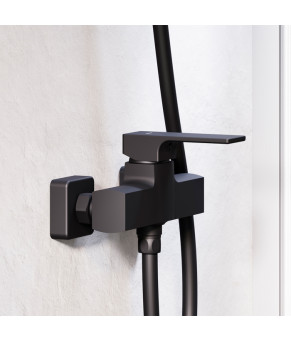 Смеситель для душа, чёрный Damixa 532000300 Gala