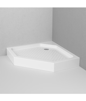 Solo Slide Поддон для душ. ограждения, 90x90, белый акрил AM.PM W90UT-405-090BT Gem