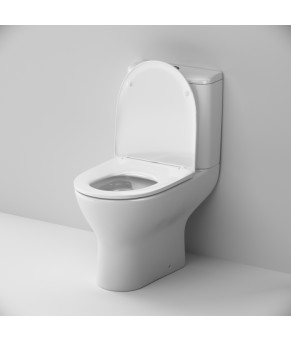 Унитаз-компакт без ободка с сиденьем микролифт Damixa DX36C8601SC Scandinavian Pure