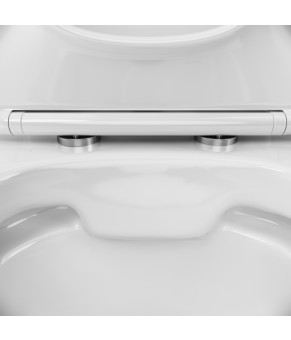 Унитаз-компакт без ободка с сиденьем микролифт Damixa DX36C8601SC Scandinavian Pure