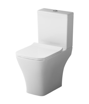 Унитаз-компакт безободковый с сиденьем микролифт Damixa DX78C8600SC Titan