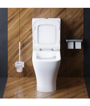Унитаз-компакт безободковый с сиденьем микролифт Damixa DX78C8600SC Titan