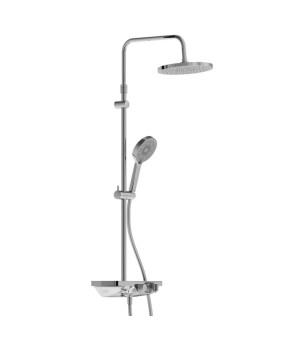 Душова система з термостатом змішувачем-полицею Damixa 947760000 Apollo