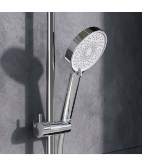 Душова система з термостатом змішувачем-полицею Damixa 947760000 Apollo