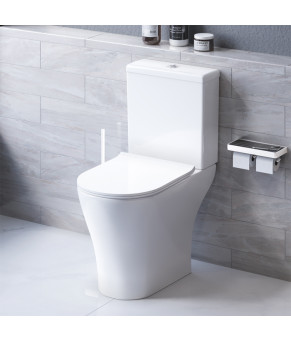 Унитаз-компакт безободковый с сиденьем микролифт Damixa DX86C8600SC Sirius