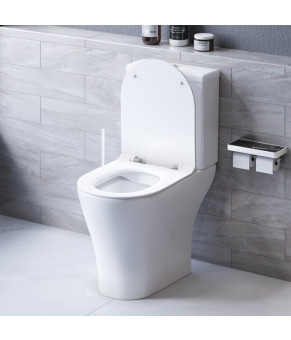 Унитаз-компакт безободковый с сиденьем микролифт Damixa DX86C8600SC Sirius
