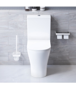 Унитаз-компакт безободковый с сиденьем микролифт Damixa DX86C8600SC Sirius