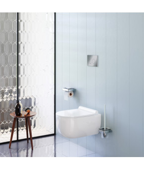 Унитаз подвесной безободковый с сидением микролифт Damixa DX36C1701SC Scandinavian Pure