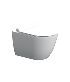 Унитаз подвесной безободковый с сидением микролифт Damixa DX36C1701SC Scandinavian Pure