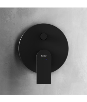 Смеситель для ванной и душа, черный Damixa 477100300 Apollo