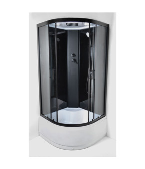 Гидробокс Vivia Nero 95 RC 90x90 см глубокий поддон ( А0046447 )