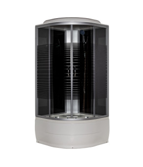 Гидромассажный бокс Vivia 95 BF JK Black Line 90х90х217 высокий поддон ( А0056091 )