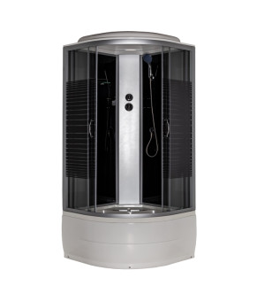 Гидромассажный бокс Vivia 95 BF JK Black Line 90х90х217 высокий поддон ( А0056091 )