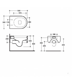 Унитаз Kerasan Flo 3115