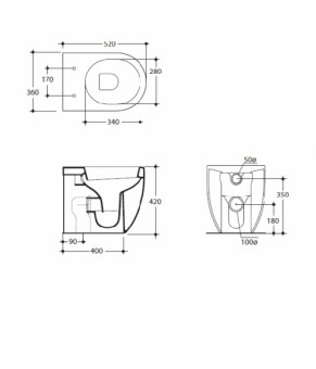 Унитаз Kerasan Flo 3116
