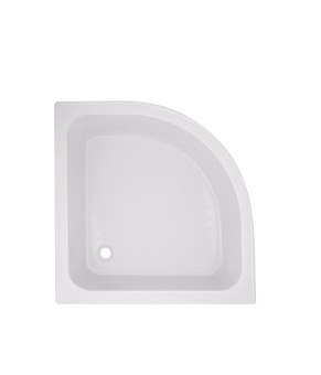 Душова кабіна Latwa SC90x90.SAT.MID.FR полукругла, скло Frost 4 мм + Душовий піддон KAPIELKA ST90x90x26 (SD00050781)