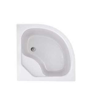 Душевой поддон Lidz KAPIELKA ST90x90x41 Высокий Полукруглый Акрил (LKAST909041)