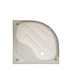 Душевой поддон Lidz KAPIELKA ST90x90x41 Высокий Полукруглый Акрил (LKAST909041)