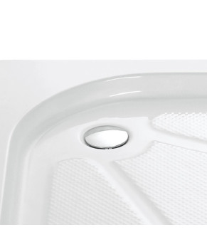 Душовий піддон Dusel D202R четверть круга 80х80х15 (720281)