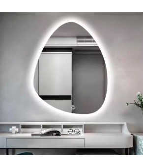 Зеркало DUSEL LED DE-M1014 75смх100см сенсорное включение + подогрев + часы/темп